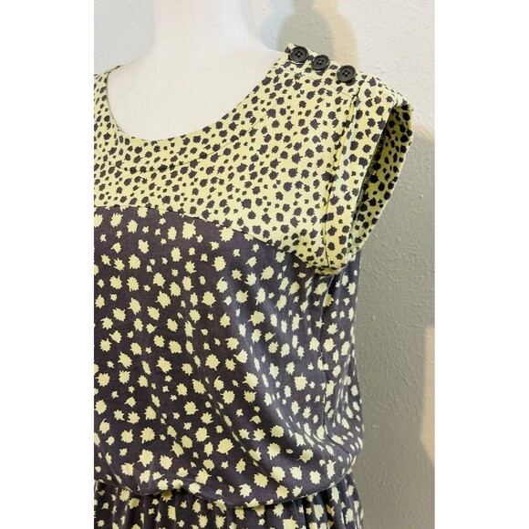 Boden Women Adelaide Size 8R Mini Dress Two Tone Boho Festival Button Detail - Picture 5 of 13
